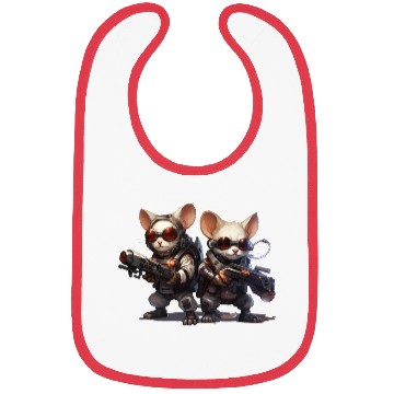 Discover Cyberpunk Infiltrator Mice Bibs