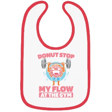 Discover Fitness Donut Funny Donut Gym Bibs