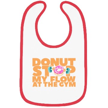 Discover Fitness Donut Funny Donut Gym Bibs
