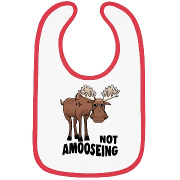 Discover Not Amooseing Cool Moose Bibs