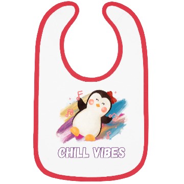 Discover Joyful Penguin Harmony: Arctic Dance Delight Bibs