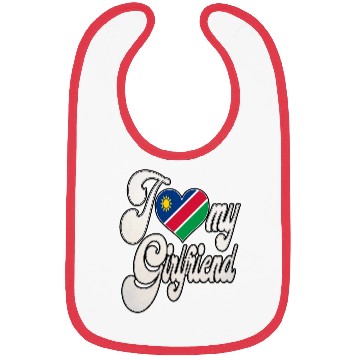 Discover NamibiaI Love My Namibian Girlfriend Bibs