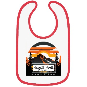 Discover Gangsta Gorilla-Nature Bibs