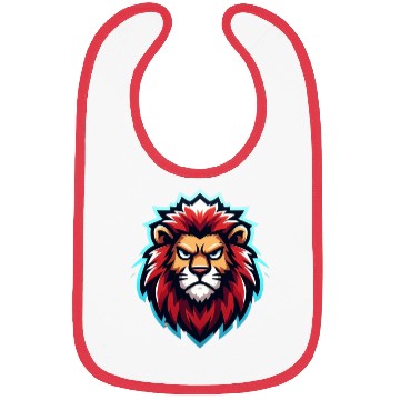 Discover Lion angry Bibs
