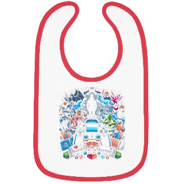 Discover Gamer's Galaxy Bibs