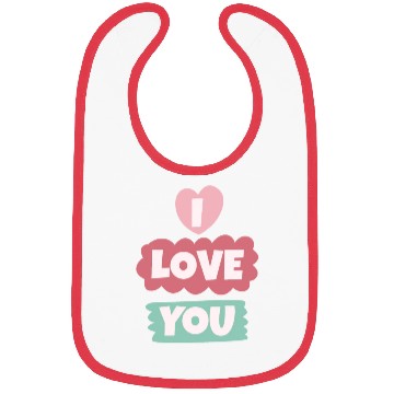 Discover I Love You Bibs