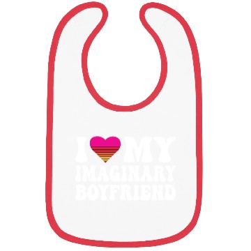 Discover I Heart My Imaginary Bf Boyfriend I Love My Bf Bibs