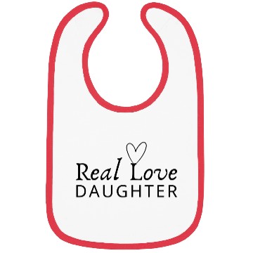 Discover real love Daughter Bibs
