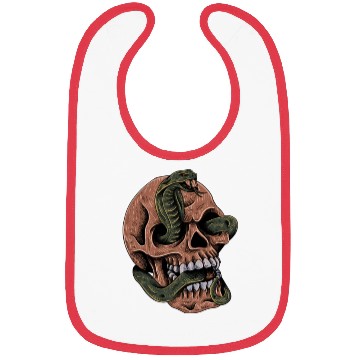 Discover Gothic animal skull Bibs