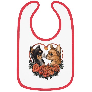 Discover Valentine's Day, Chihuahua Dog Lovers Bibs