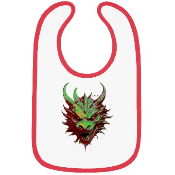 Discover dragon green Bibs