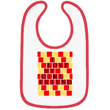 Discover I Love My Girlfriend Bibs