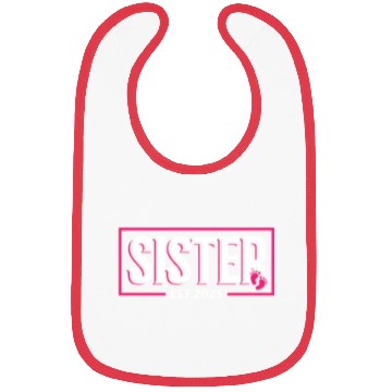 Discover Sister Est 2025 Baby Birth Babysitting Babysitter Bibs