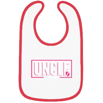 Discover Uncle Est 2025 Baby Birth Babysitting Babysitter Bibs