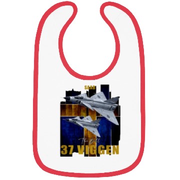 Discover Saab 37 Viggen Swedish Multi Combat Aircraft Bibs