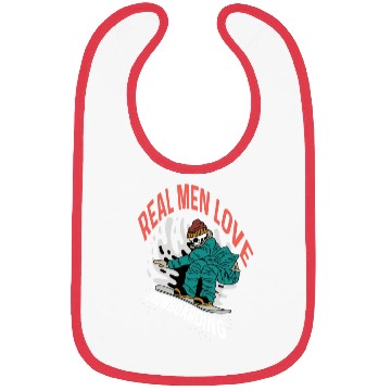 Discover Love Snowboarding Snowboarder Gift Bibs