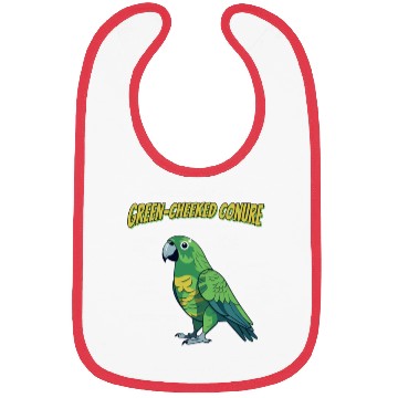 Discover Green Cheeked Conure Anatomy Bibs
