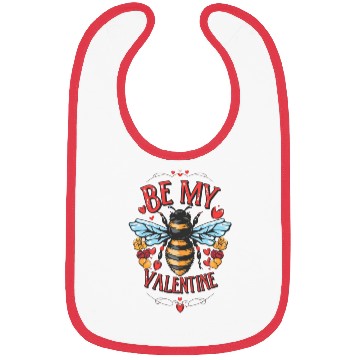 Discover Bee My Valentine Bibs