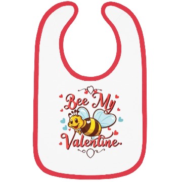 Discover Bee My Valentine Bibs