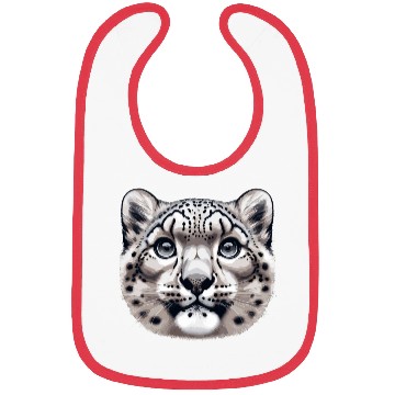 Discover Snow Leopard Leopard White Leopard Bibs