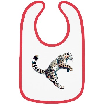 Discover Snow Leopard Leopard White Leopard Bibs
