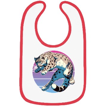 Discover Snow Leopard Leopard White Leopard Bibs