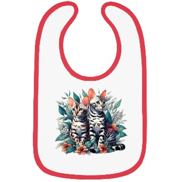 Discover Bengal Kittens Snow Asian Cats Bibs