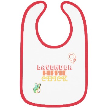Discover Aromatherapy Lavender Hippie Chick Bibs