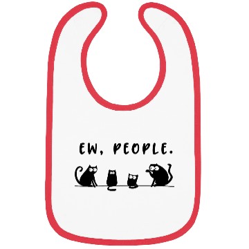 Discover Black Cat Team Ew People Bibs