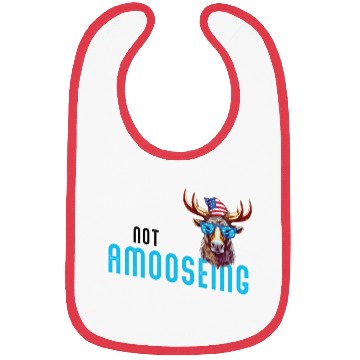 Discover Not Amooseing Cool Moose Bibs