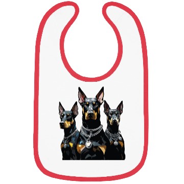 Discover Doberman Pinscher Dog Lover Bibs