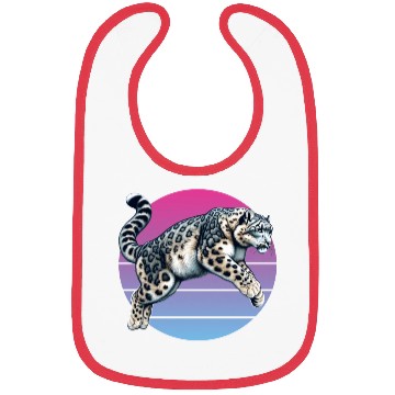 Discover Snow Leopard Leopard White Leopard Bibs