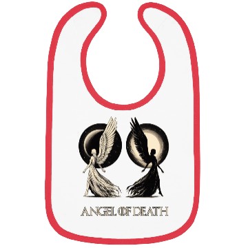 Discover Angel of Death - Sun And Moon Mystical Artwork Bibs