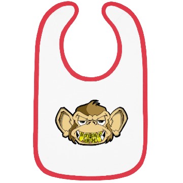 Discover monkey head Bibs