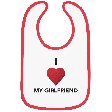 Discover I heart my girlfriend 1 Bibs