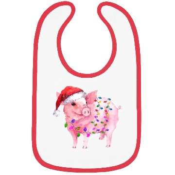 Discover Pig Christmas Light Bibs