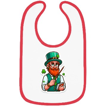 Discover Irish bearded teacher, funny st patricks day Bibs
