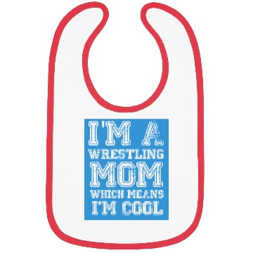 Discover Wrestling Mom Passion Is Gift Cool Bibs