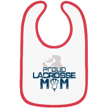 Discover Proud Lacrosse Mom Passion Is Gift Cute Bibs