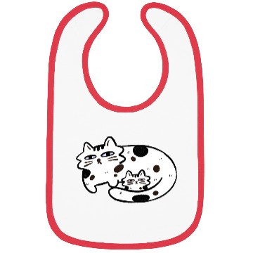 Discover Cat Mom Bibs