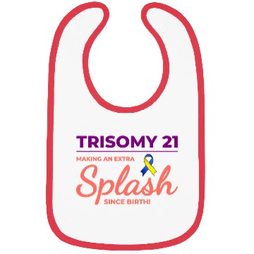 Discover Down Syndrome Awareness Trisomy 21 Splash Bibs
