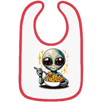 Discover Galaxy Mac and Cheese | Sci-fi Comfort Food Gifts Bibs