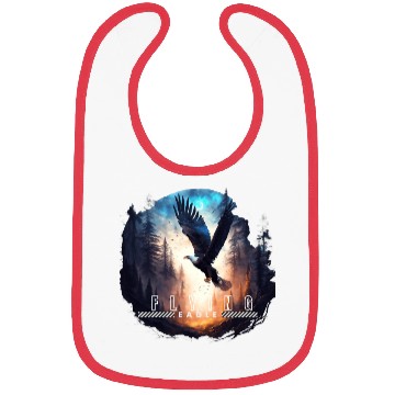 Discover Forest and flying eagle Bibs