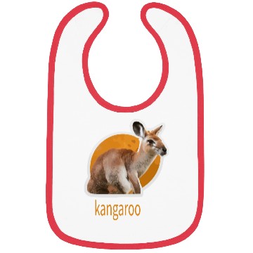 Discover kangaroo animal design Bibs