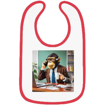 Discover Monkey in business Bibs