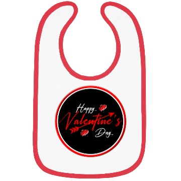 Discover Happy Valentine's Day. Bibs