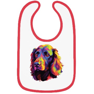 Discover Watercolor Colorful Boykin Spaniel Bibs