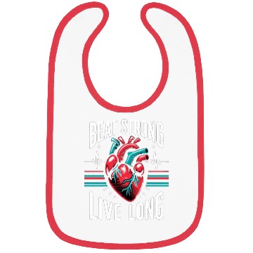 Discover Healthy Heart Beat February Cardiac Awareness Bibs