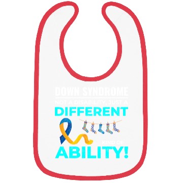 Discover Down Syndrome Awareness Different Ability Bibs