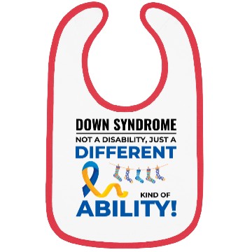 Discover Down Syndrome Awareness Different Ability Bibs